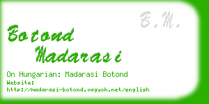 botond madarasi business card